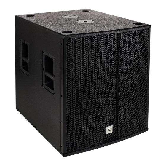 thomann the box pro TP 118/800 Manuals