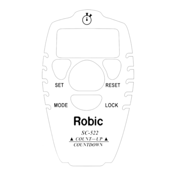 Robic SC-522 Operating Instructions