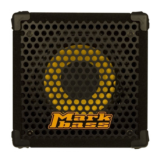 MarkBass MINIMARK Owner's Manual