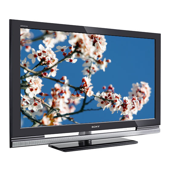 Sony BRAVIA KDL-40W4100 Quick Setup Manual