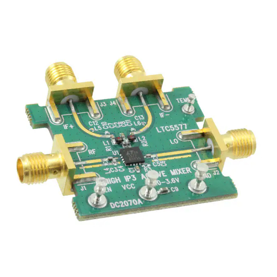 Analog Devices Linear Technology DC2070A Demo Manual