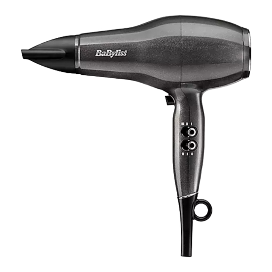 BABYLISS PLATINUM DIAMOND 6490DU MANUAL Pdf Download ManualsLib