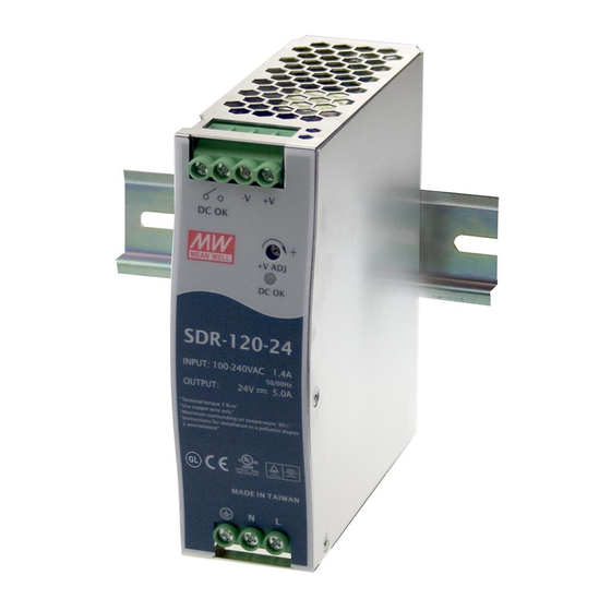 Mean Well SDR Series Installation Manual