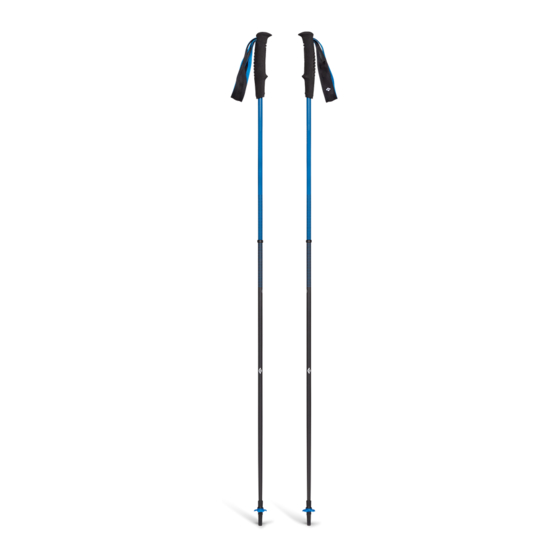 Black Diamond Equipment DISTANCE CARBON RUNNING POLES Instructions For Use Manual
