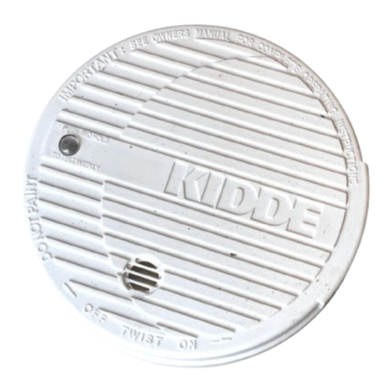 Kidde PE9UK Manuals