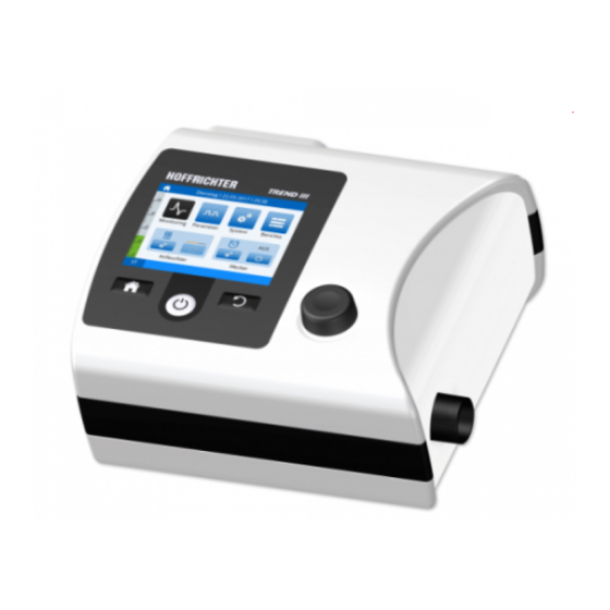 Hoffrichter TREND III CPAP User Manual