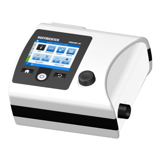 Hoffrichter TREND III CPAP User Manual