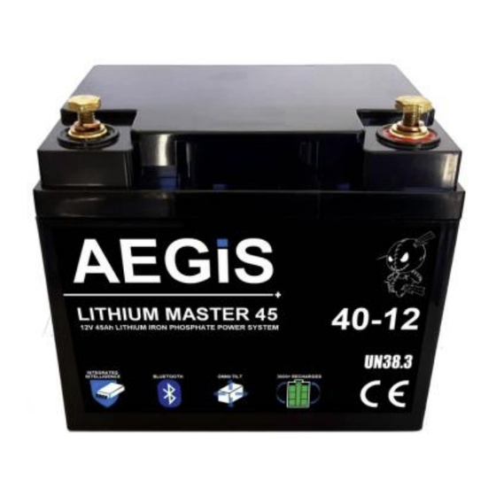 Aegis LITHIUMASTER ABL-12045P User Manual