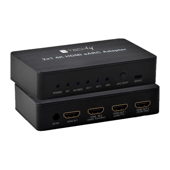 Techly IDATA HDMI2-4K2EARC Manual