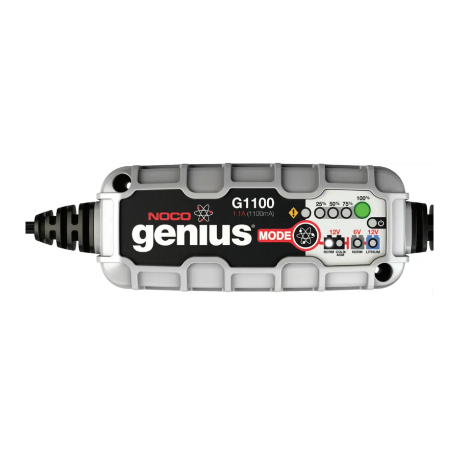 Noco Genius G1100 Manual
