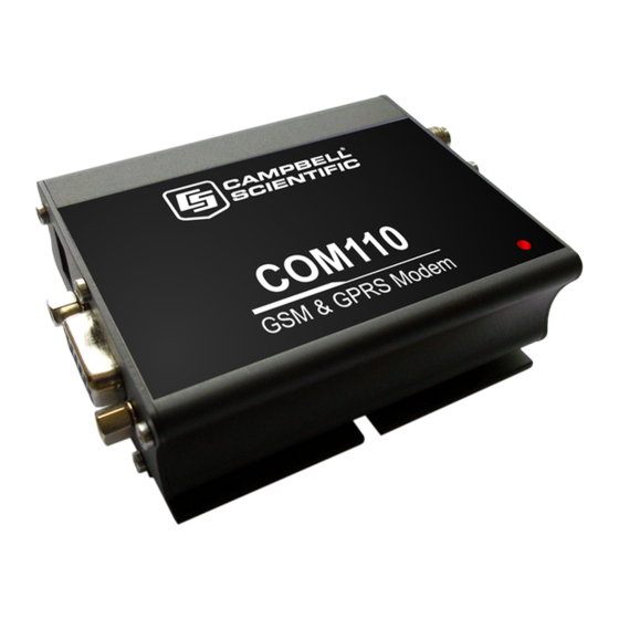 Campbell CS-GSM/GPRS User Manual