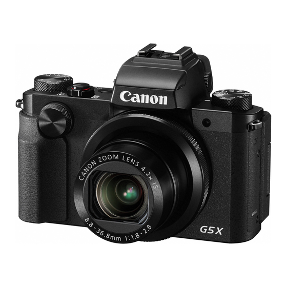 Canon PowerShot G5X User Manual