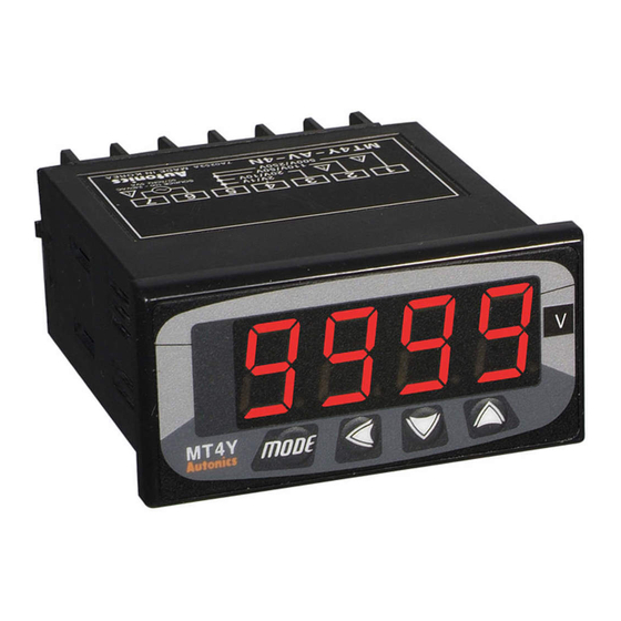 Autonics MT4Y Series Manual
