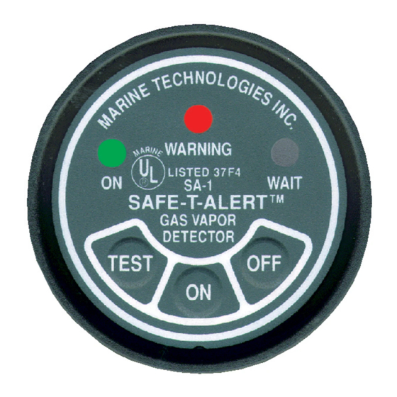 MARINE TECHNOLOGIES SAFE-T-ALERT SA-1 User Manual