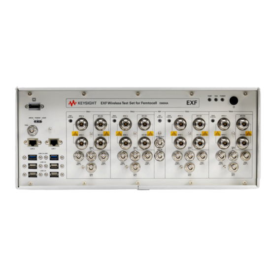 Keysight Technologies E6650AU-TRX Installation Note