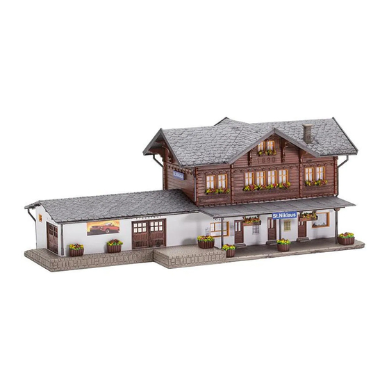 Faller NIKLAUS STATION Manual