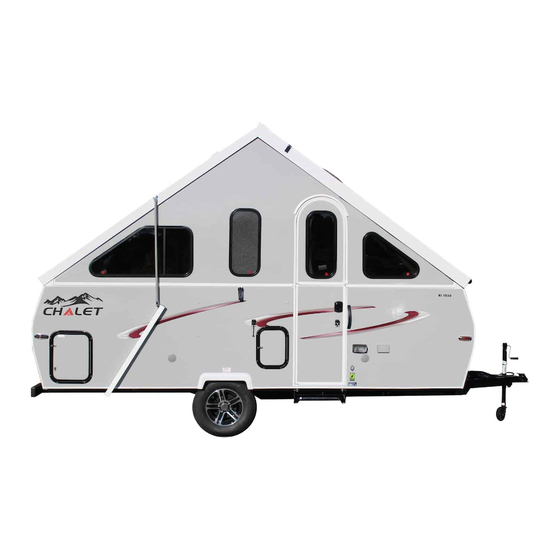 CHALET A-Frame Recreational Vehicle Manuals