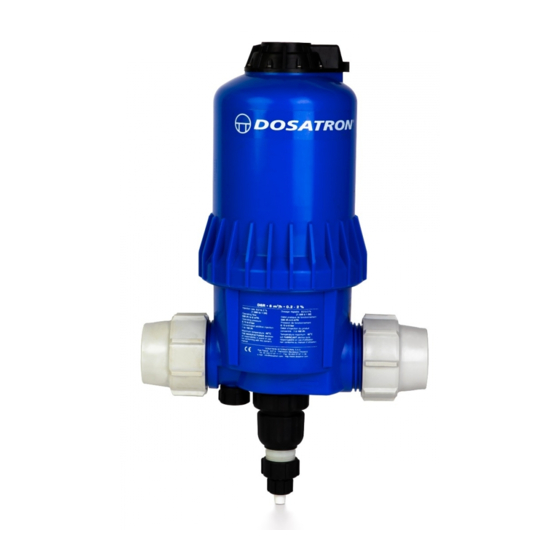 dosatron D8R Owner's Manual
