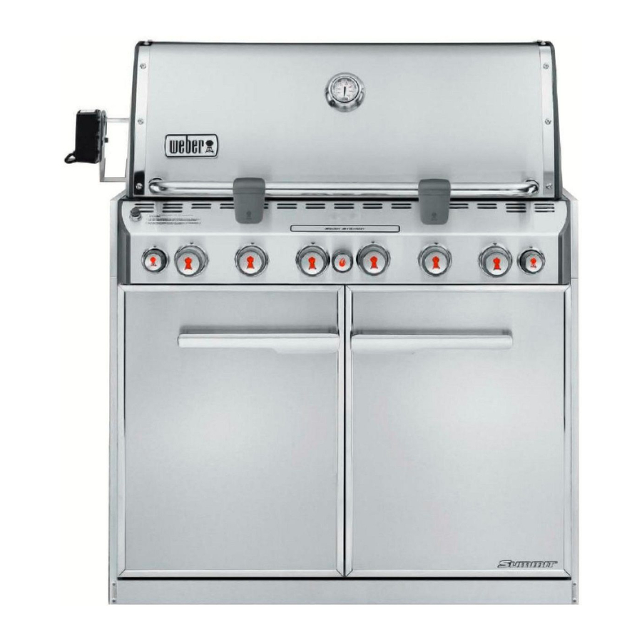Summit BUILT-IN NATURAL GAS GRILL 56580 Owner's Manual