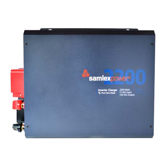 SamplexPower Evolution Series Owner's Manual