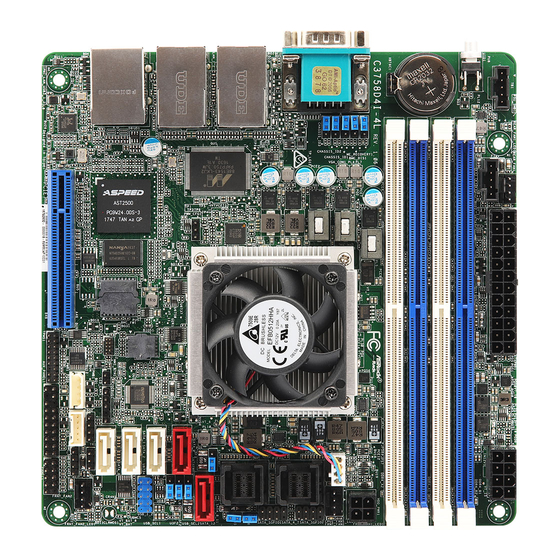 ASROCK Rack C3758D4I-4L Quick Installation Manual