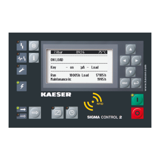 KAESER SIGMA CONTROL 2 User Manual
