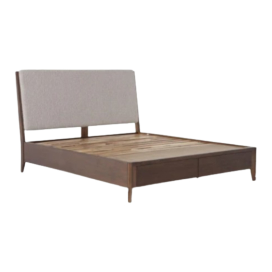 Living Spaces DRAPER DE-DRAP-BCK01-US-HB Assembly Instructions