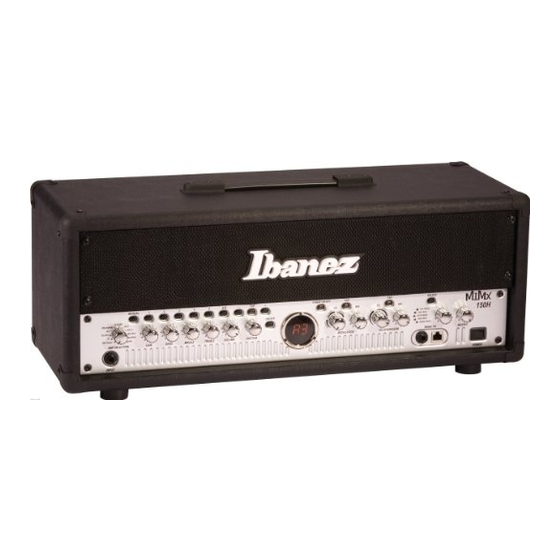 Ibanez MIMX150H Owner's Manual