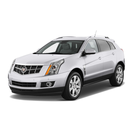Cadillac 2010 SRX Navigation System Owner's Manual