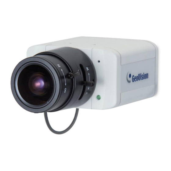 GeoVision GV-BX120D Quick Start Manual