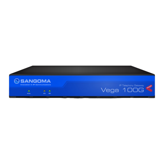 Sangoma Vega 100G Hardware Installation