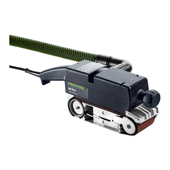 Festool BS 75 E Original Instructions Manual