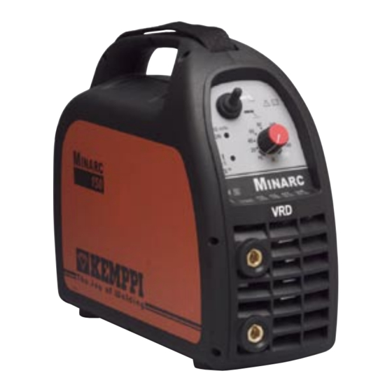 Kemppi MINARC 120 Operating Instructions Manual