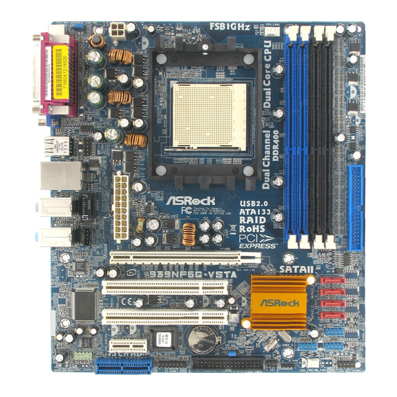 ASROCK 939NF6G-VSTA - INSTALLATION GUIDE 12-2006 Installation Manual