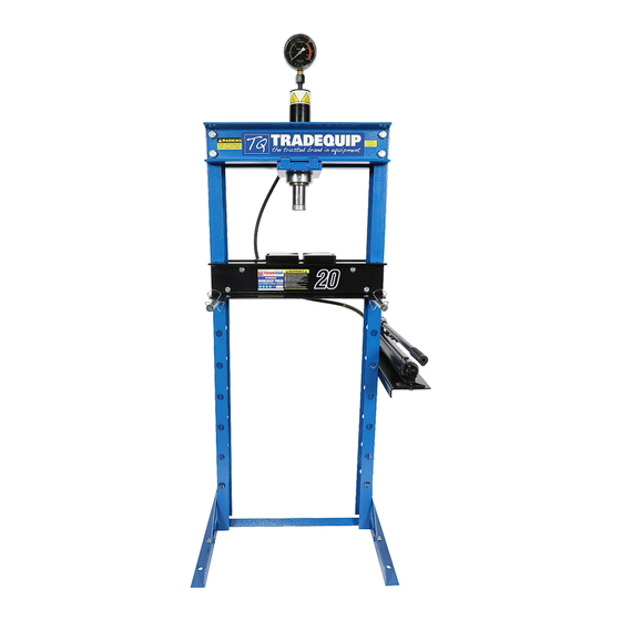 TradeQuip 1063T Owner's Manual