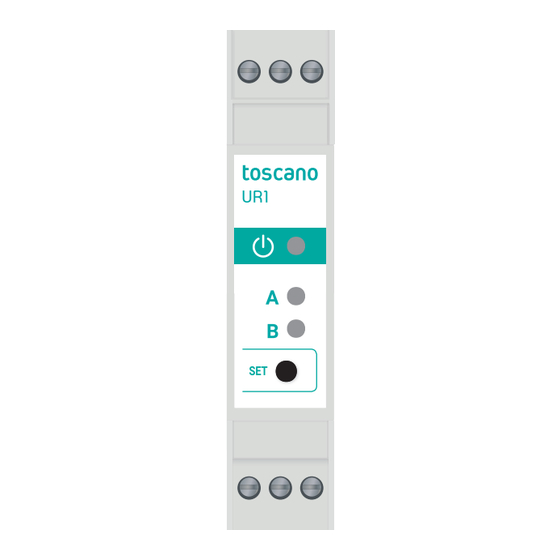 toscano Tcontrol UR1-P User Manual