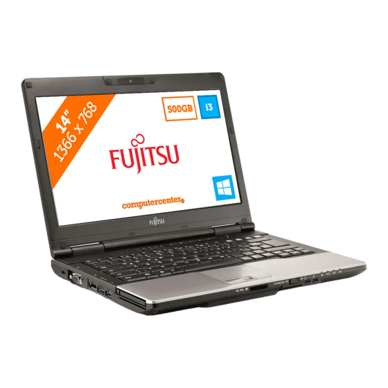 Fujitsu LIFEBOOK S752 Get Started