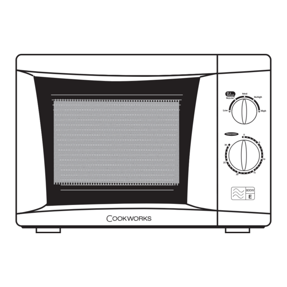 Cookworks M8017P-F Instruction Manual