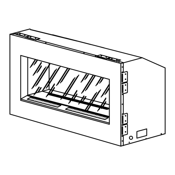 Spark modern fires 87NE Installation And Operating Instructions Manual