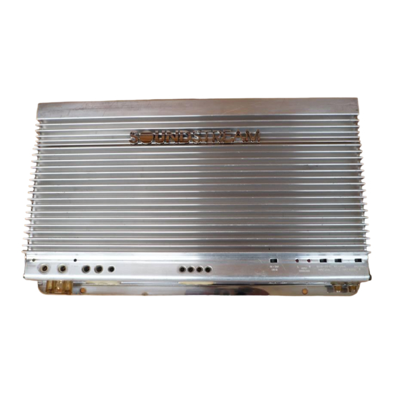 Soundstream REFERENCE A 10.0 Owners And Installation Manual