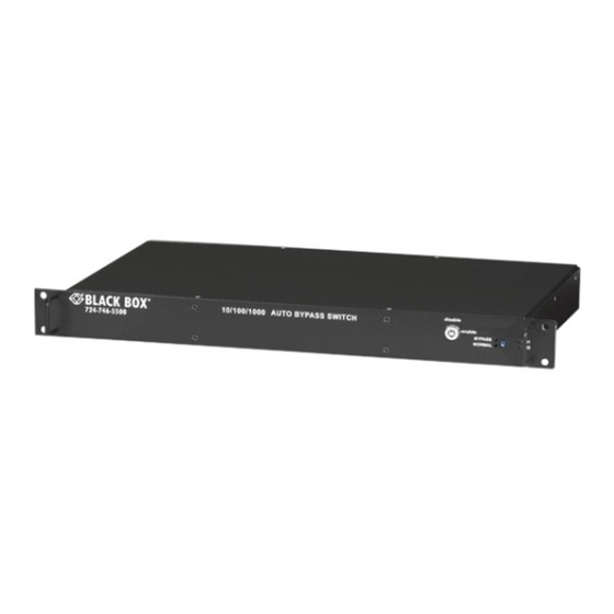 Blackbox SW1020A Manual