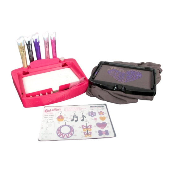 MGA Entertainment Gel-a-Peel Fashion Maker Manual