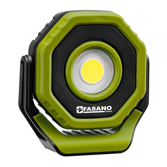 FASANO TOOLS FG 210/A User Manual, Maintenance And Safety Instructions