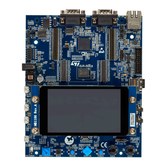 STI STM32H747I-EVAL Manuals
