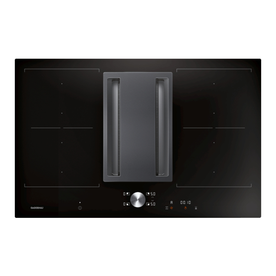Gaggenau CV 282 Instruction Manual