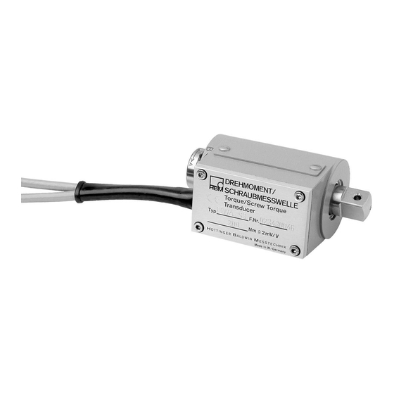 HBM T4WA-S3 Mounting Instructions
