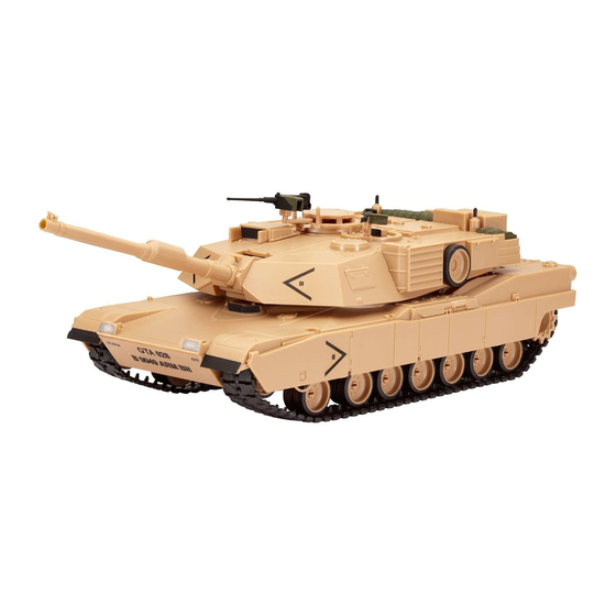REVELL SnapTite ABRAMS M1A1 TANK Manual