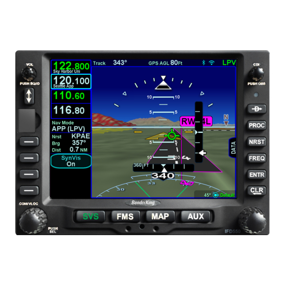 BENDIXKing AeroNav 910 Pilot's Manual