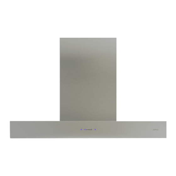 Zephyr Essentials Roma Wall ZRO-E30CS Use, Care And Installation Manual