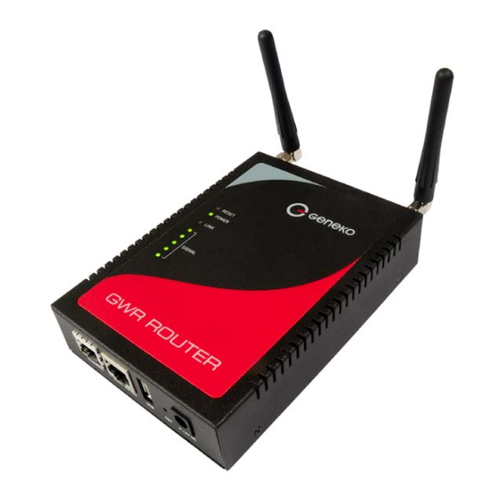 Geneko GWR Cellular Router Series User Manual